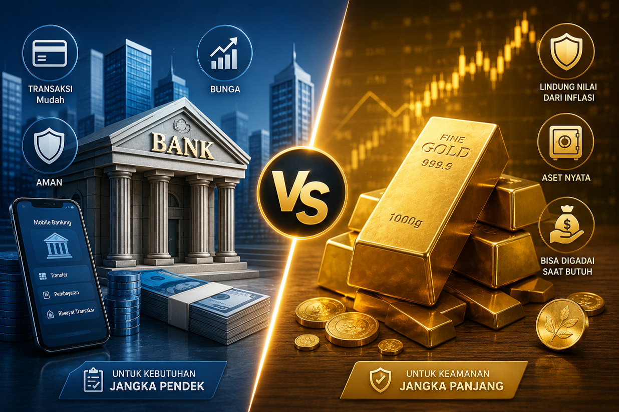 Bank Vs Emas 1